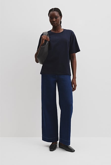 Australian Cotton Short Sleeve Relaxed T-Shirt