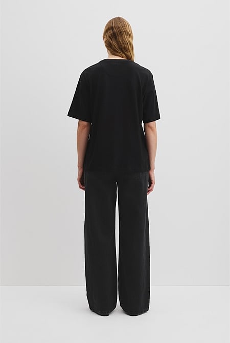 Australian Cotton Short Sleeve Relaxed T-Shirt