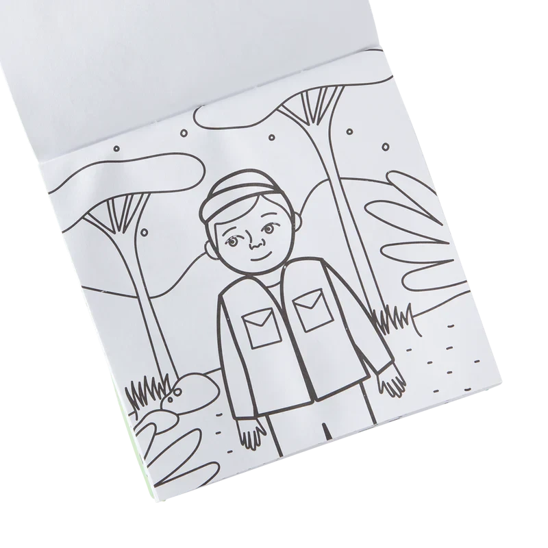 Ooly Carry Along Safari Colouring Book Travel Toys Stationary Art and craft for kids Activity Interactive Book Retired 3yrs+