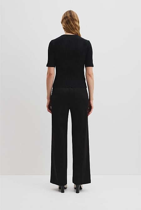 Short Sleeve Rib T-Shirt