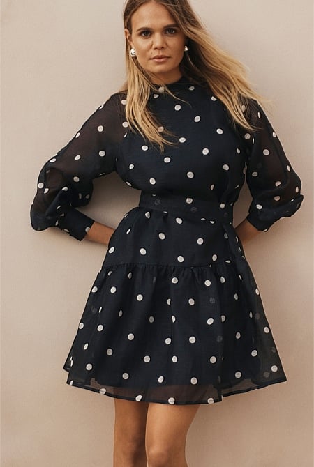 Spot Mini Dress