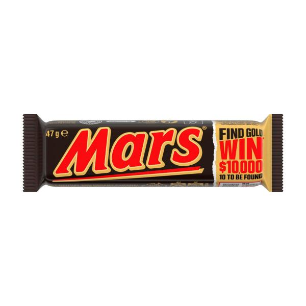MARS MILK CHOCOLATE BAR CARAMEL NOUGAT 47G