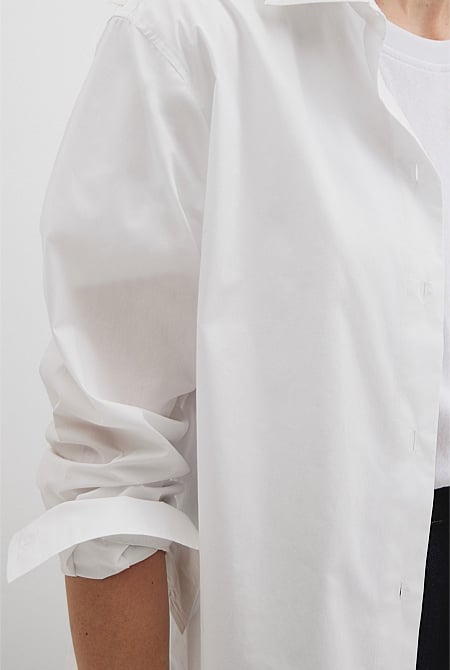 Organically Grown Cotton Poplin Shirt