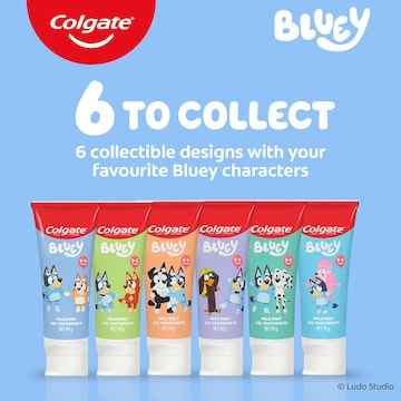 Colgate Kids Toothpaste Junior Bluey 2-5 Years 90g