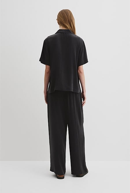 Short Sleeve Cupro Shirt