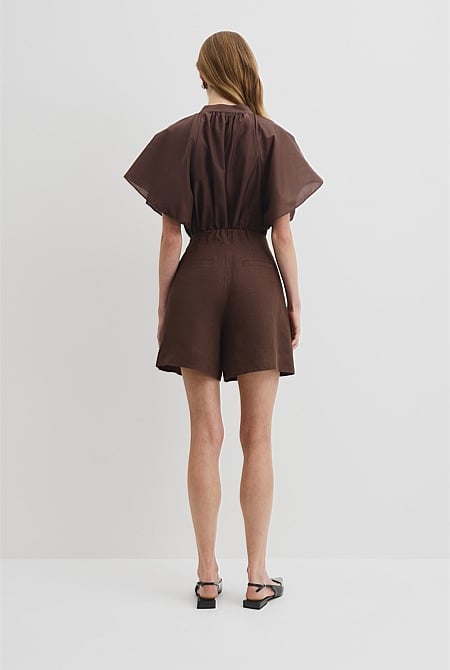 Organically Grown Linen Suit Short