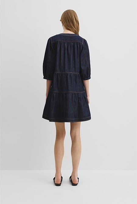Trapeze Denim Dress