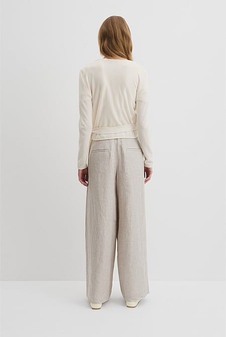 Long Sleeve Wrap Knit