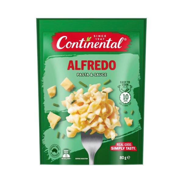 CONTINENTAL PASTA & SAUCE ALFREDO 80G