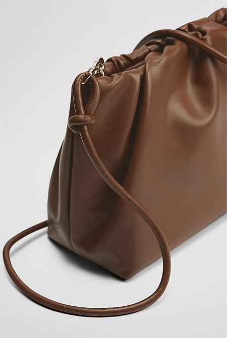 Large Gathered Pouch Bag