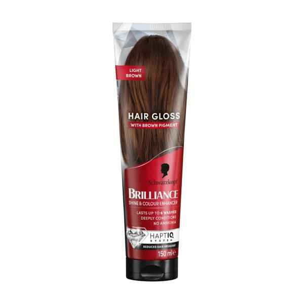 SCHWARZKOPF BRILLIANCE GLOSS LIGHT BROWN TUBE 150ML