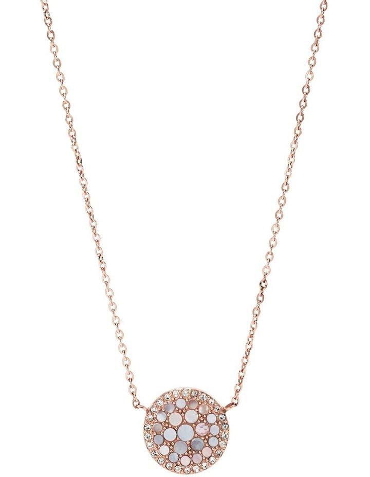 Pearl Disc JF01740791 Necklace in Two Tone