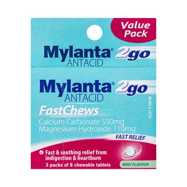 MYLANTA FAST CHEWS 24 PK