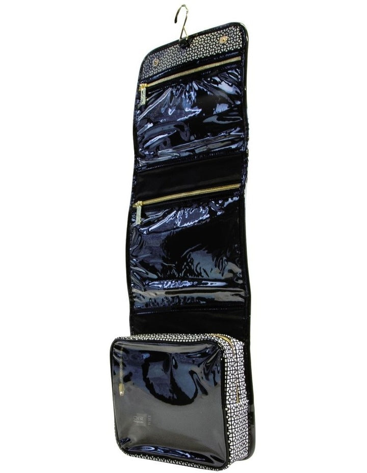 Destination Style London Hanging Fold-Out Bag in Black