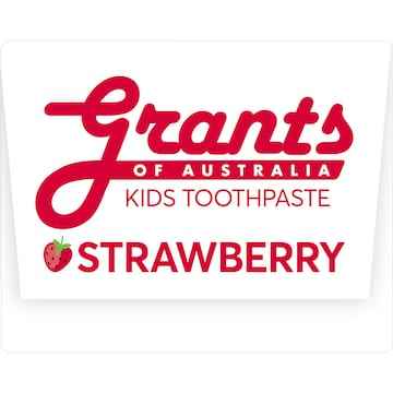 Grants Of Australia Kids Natural Toothpaste Strawberry Surprise 75g