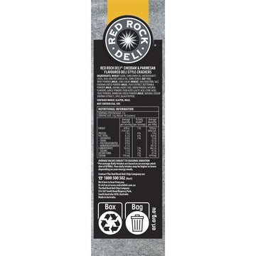 Red Rock Deli Style Crackers Cheddar & Parmesan 135g