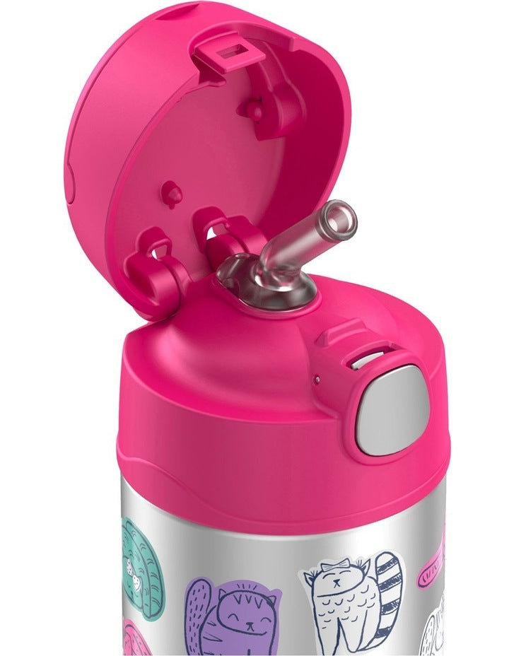FUNtainer Vacuum Insulated Drink Bottle 355ml in Multi