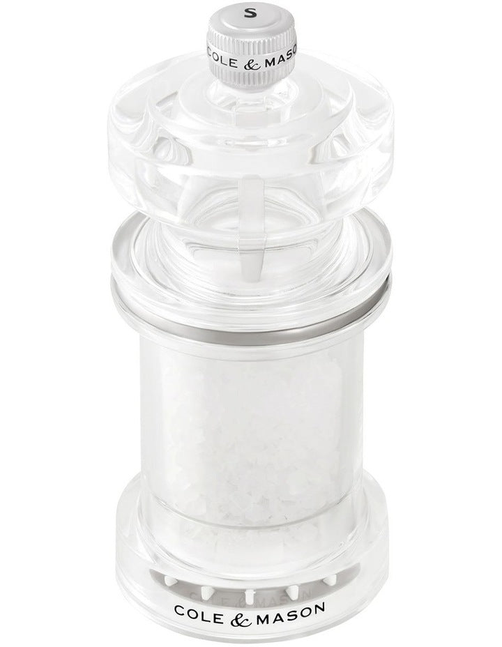 675 Acrylic Salt Mill 118mm in Clear