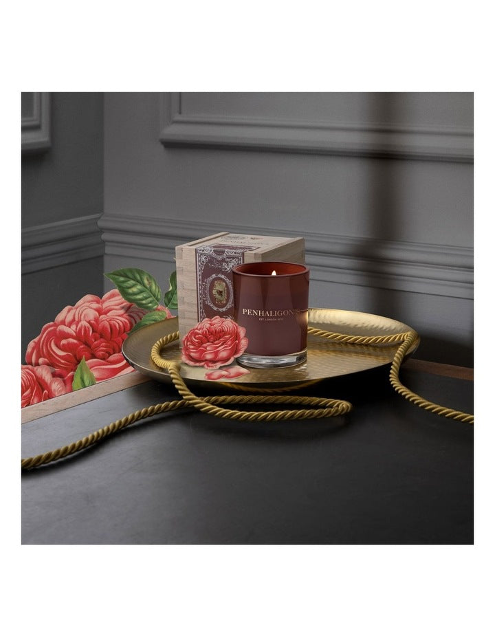 Kumgan Rose Medium Candle 200g in Brown