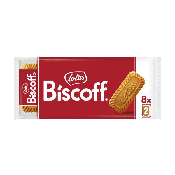 LOTUS BISCOFF BISCUITS 8 X 2 PACK 124G