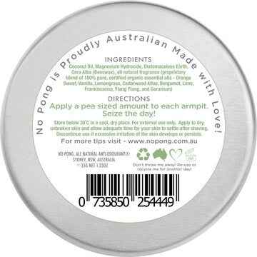 No Pong Bicarb Free Solid Deodorant 35g