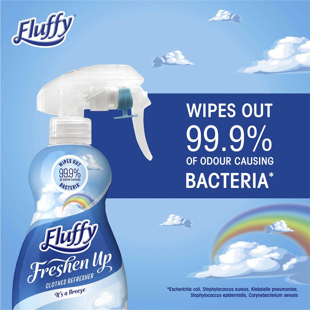 Fluffy Fabric Softener Freshen Up Spray Breeze 400ml