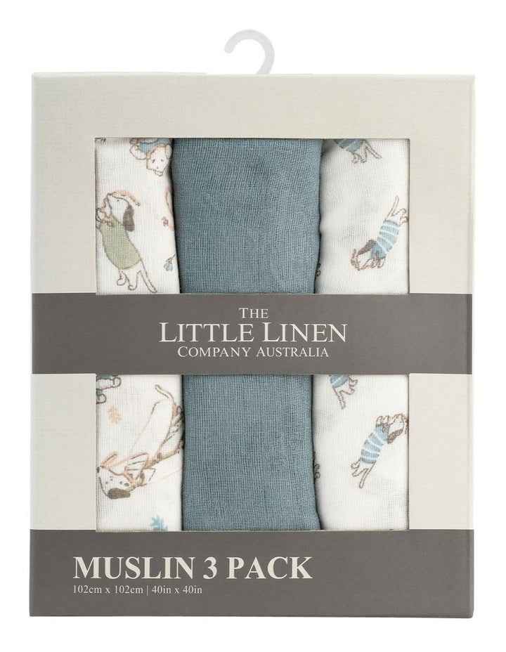 Barklife Dog Muslin Wrap 3 Pack
