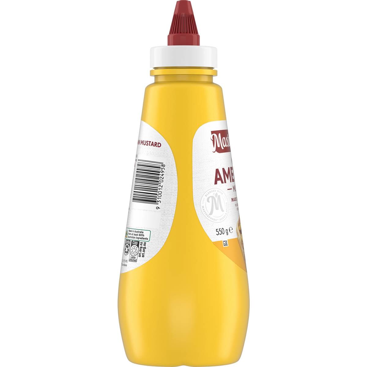 MasterFoods Mild American Mustard 550g