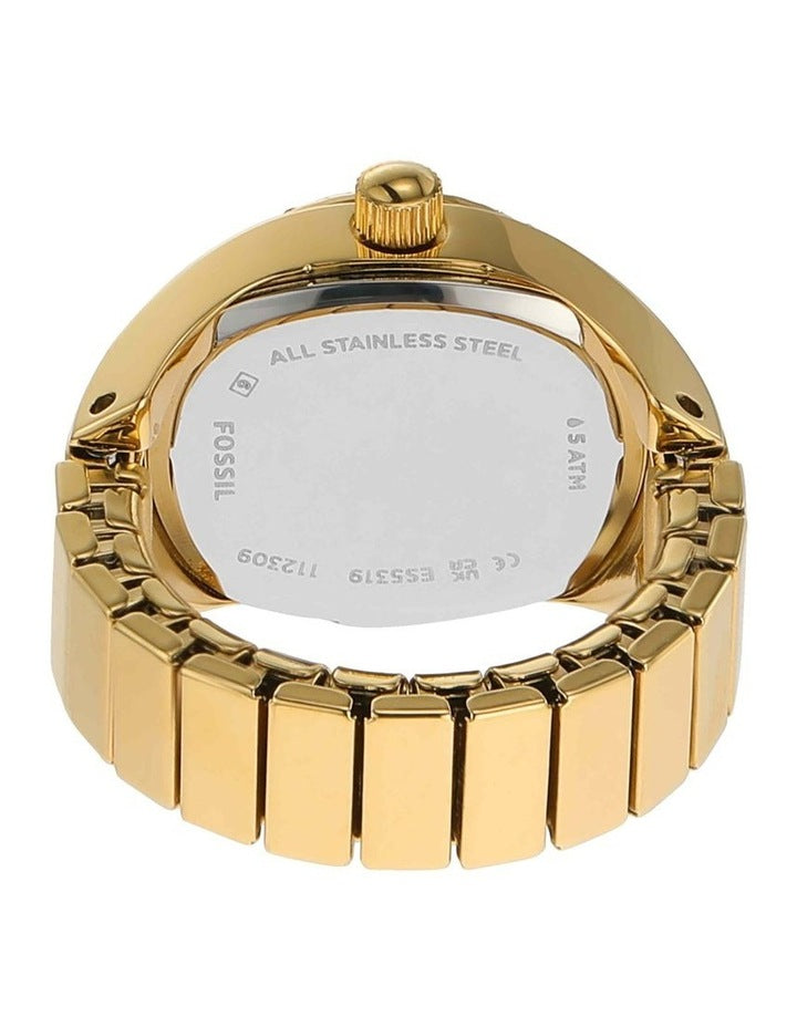 Watch Ring ES5319 Analogue Watch in Gold