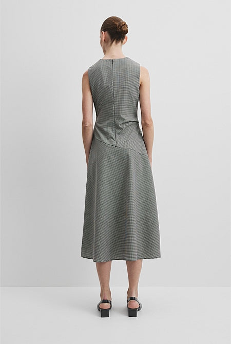 Gingham Midi Dress