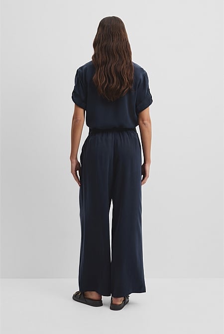 Pull On Cupro Pant