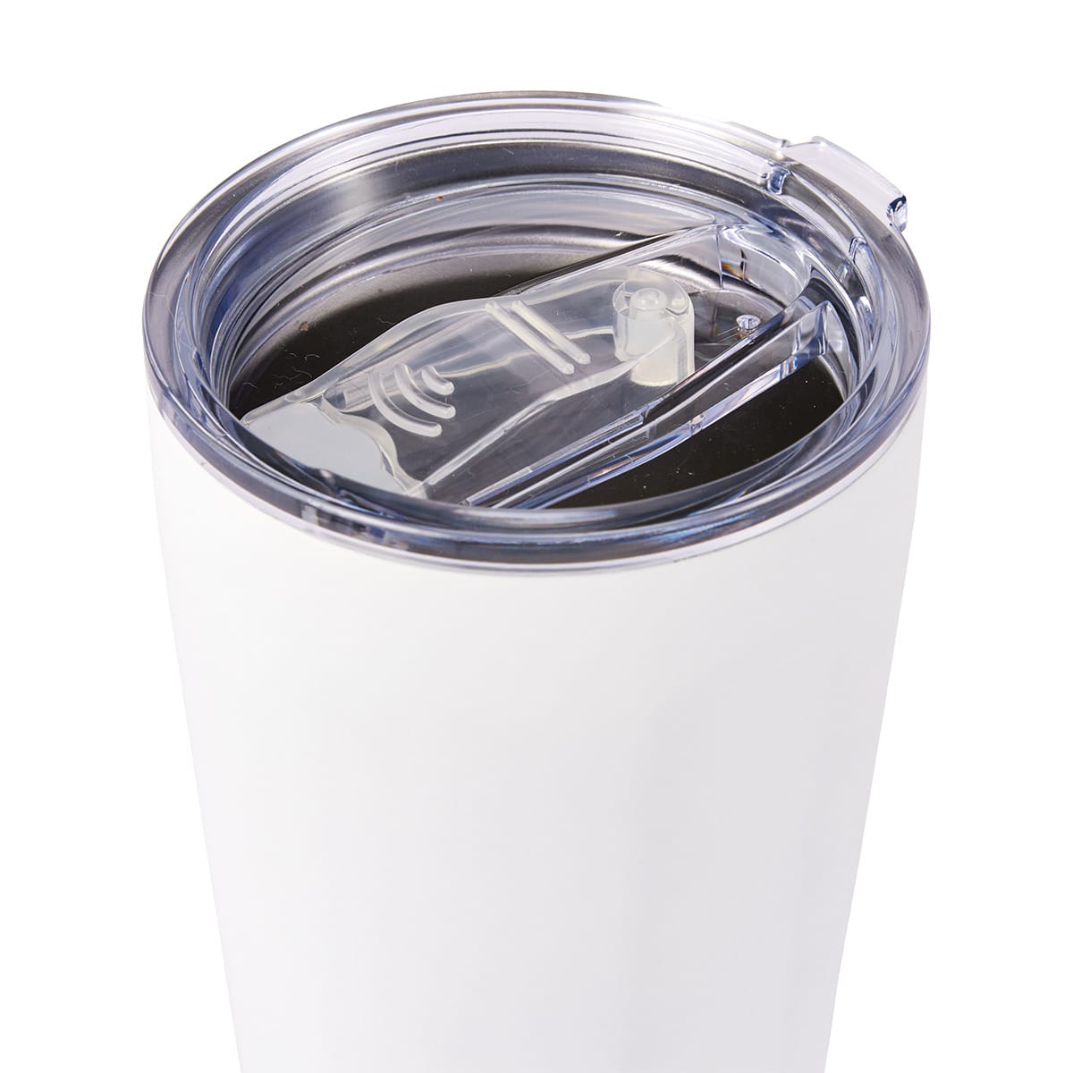 500ml White Stainless Steel Coffee Tumbler