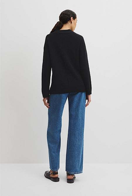 Cotton Linen Long Sleeve Knit