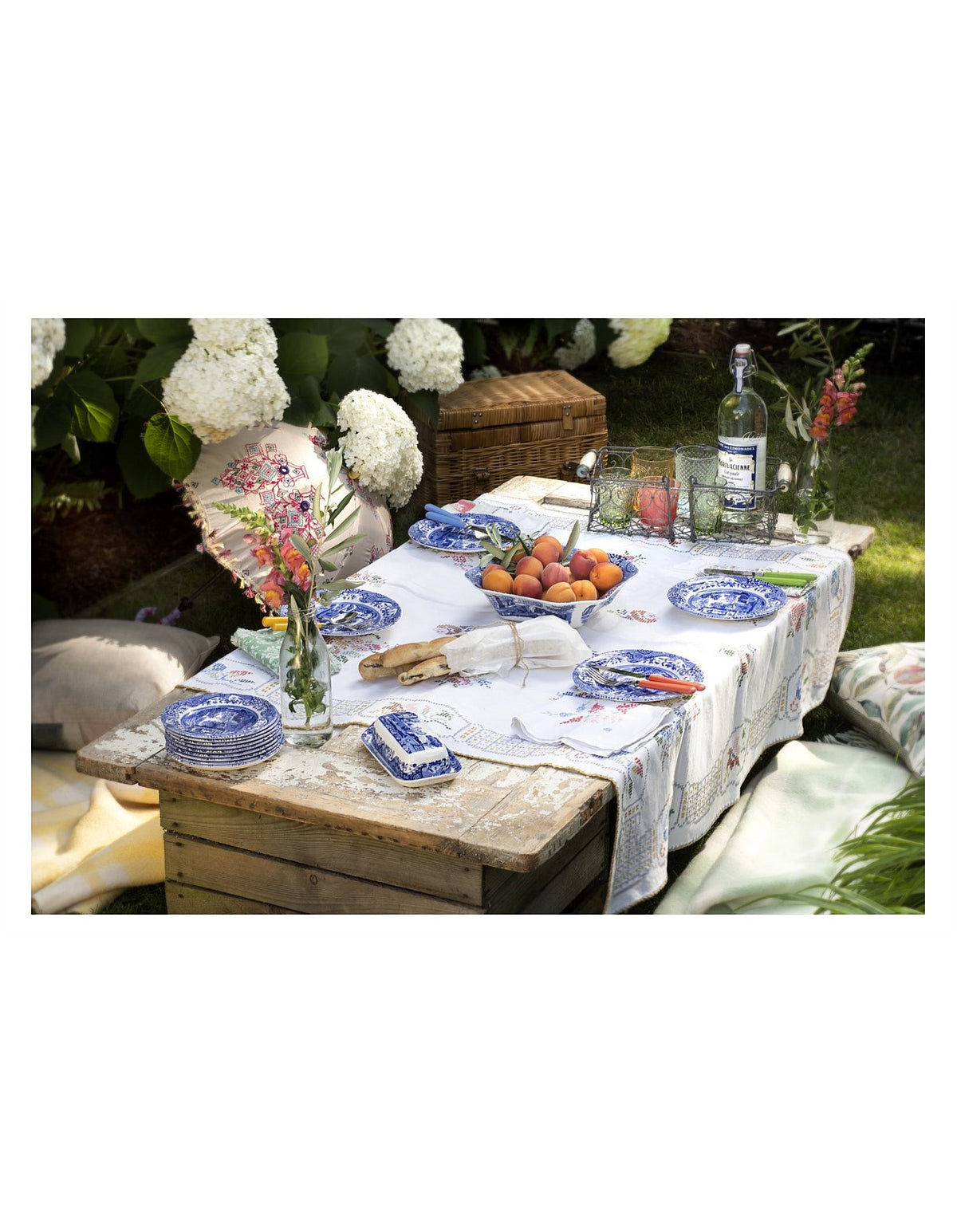 Blue Italian Dinner Plate