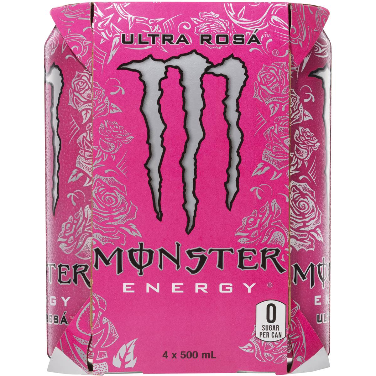 Monster Energy Ultra Rosa Multipack Cans 500ml x4 Pack
