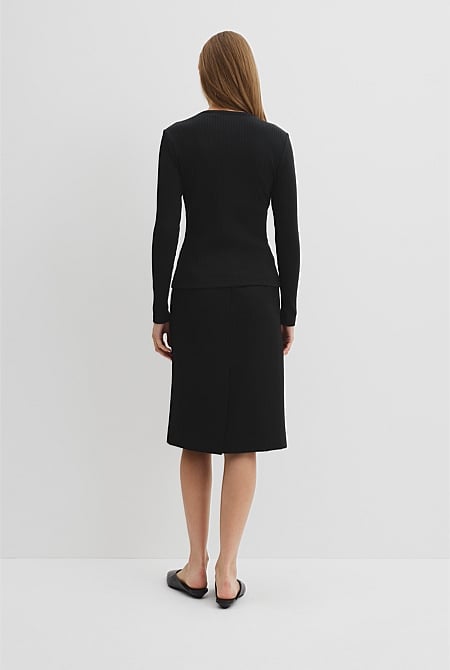 Long Sleeve Rib Top