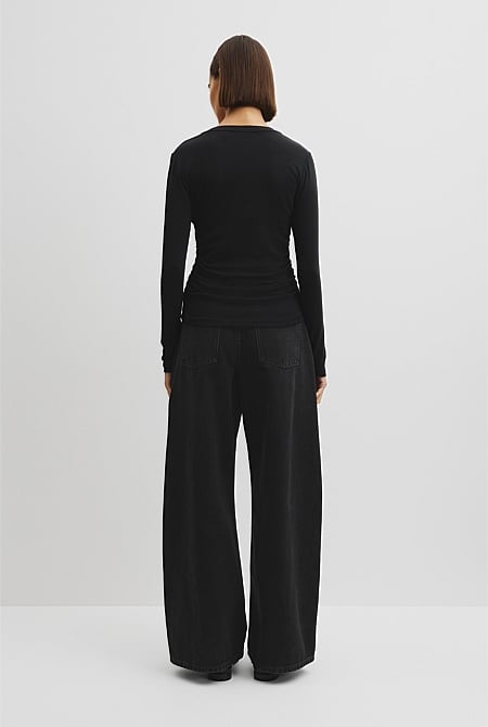 Drape Long Sleeve Top