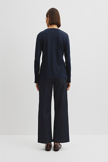 Australian Cotton Textured Slub T-Shirt
