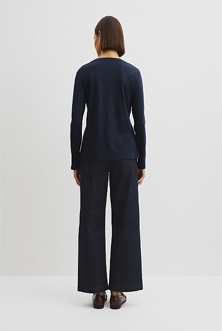 Australian Cotton Textured Slub T-Shirt