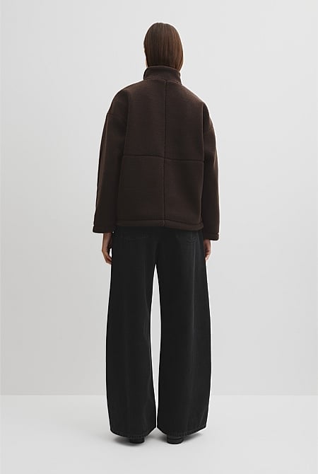 Recycled Polyester Fleece Zip Jacket