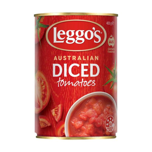 LEGGOS AUSTRALIAN DICED TOMATOES 400G