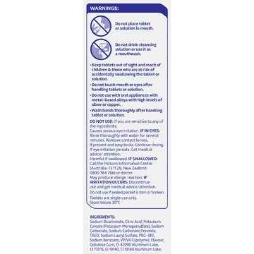 Polident Whitening Denture Cleaner For Dentures & Partials 66 pack