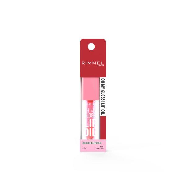 RIMMEL OMG LIP OIL PINK FLUSH 4.5ML