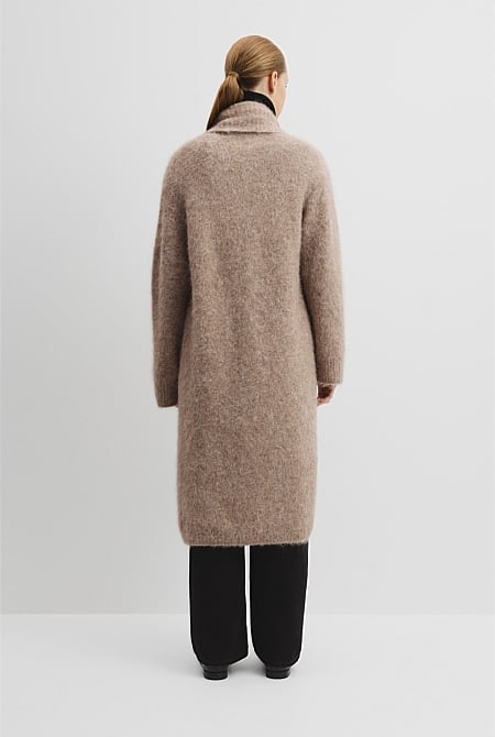 Fluffy Longline Cardigan
