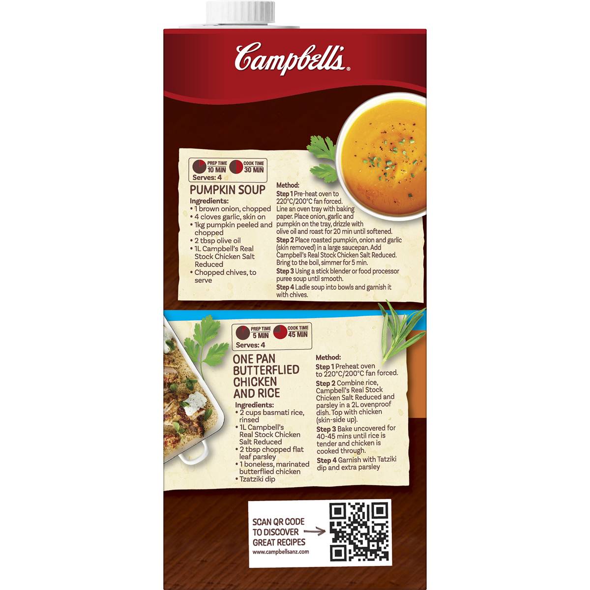 Campbell's Real Stock Chicken Salt Reduced Liquid Stock 1l