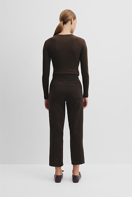 Crop Curve Jean
