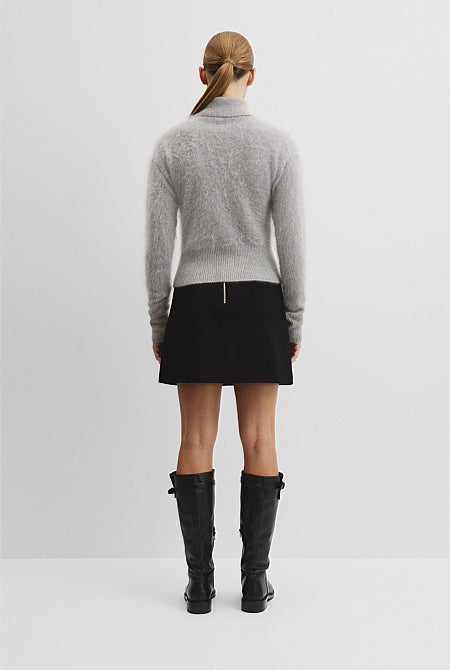 Cashmere Roll Neck Knit