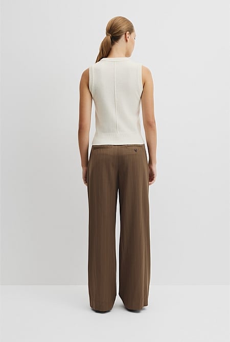 Cotton Cash Knit Vest