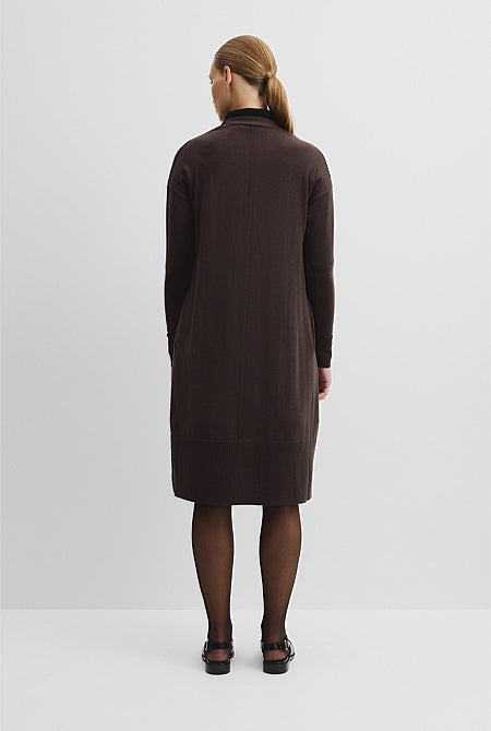 Lightweight Merino Longline Cardigan