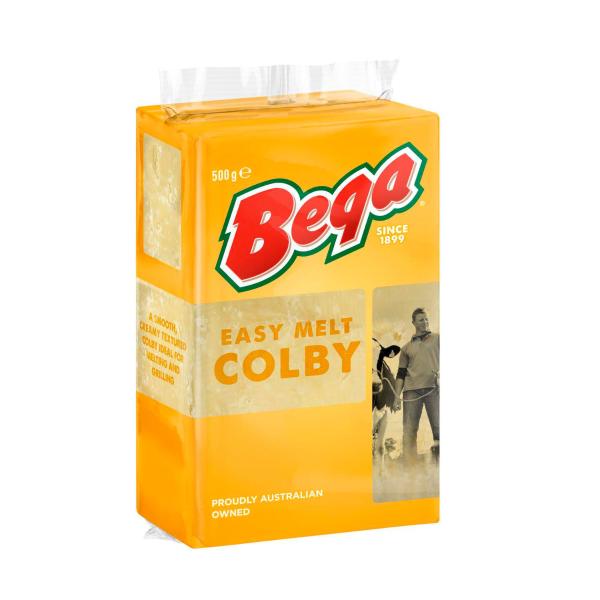BEGA CHEESE EASY MELT COLBY BLOCK 500G